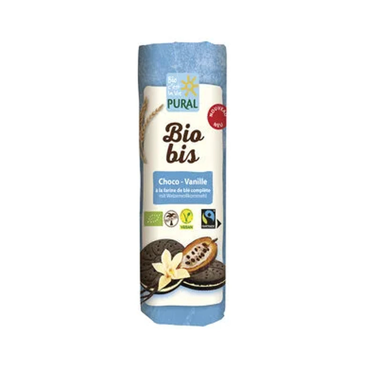 푸랄 비오비스 초코 바닐라 샌드쿠키 320g