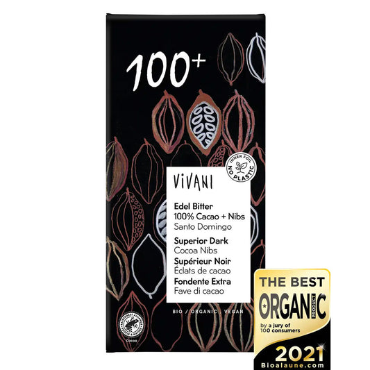 비바니 유기농 카카오 100% 카카오닙스 초콜릿 25g