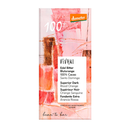비바니 유기농 블러드 오렌지 다크 초콜릿 90g