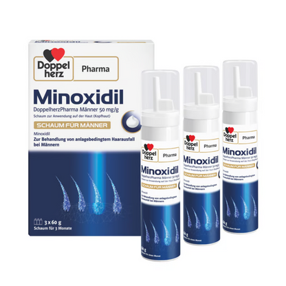 도펠헤르츠파마 미녹시딜 5% 남성용 탈모치료 폼 60g × 3개개입
