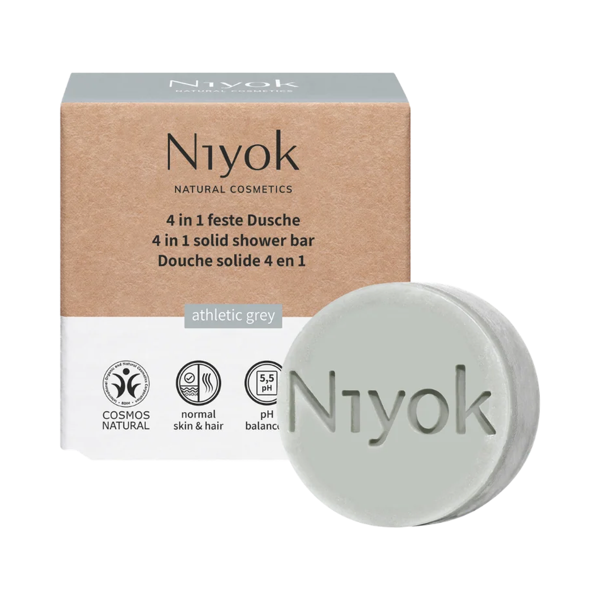 니욕 4in1 고체 샤워 애슬레틱 80g