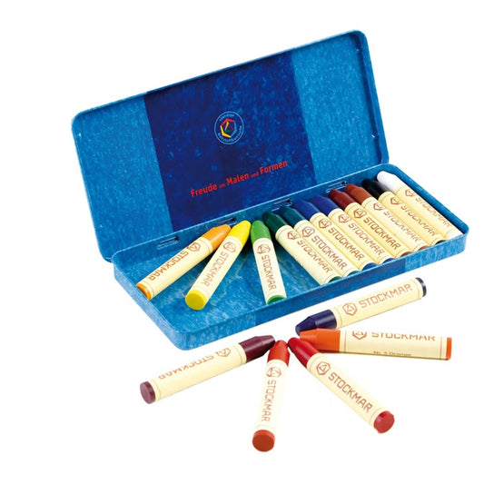 스톡마 밀랍 스틱 크레용 16색
