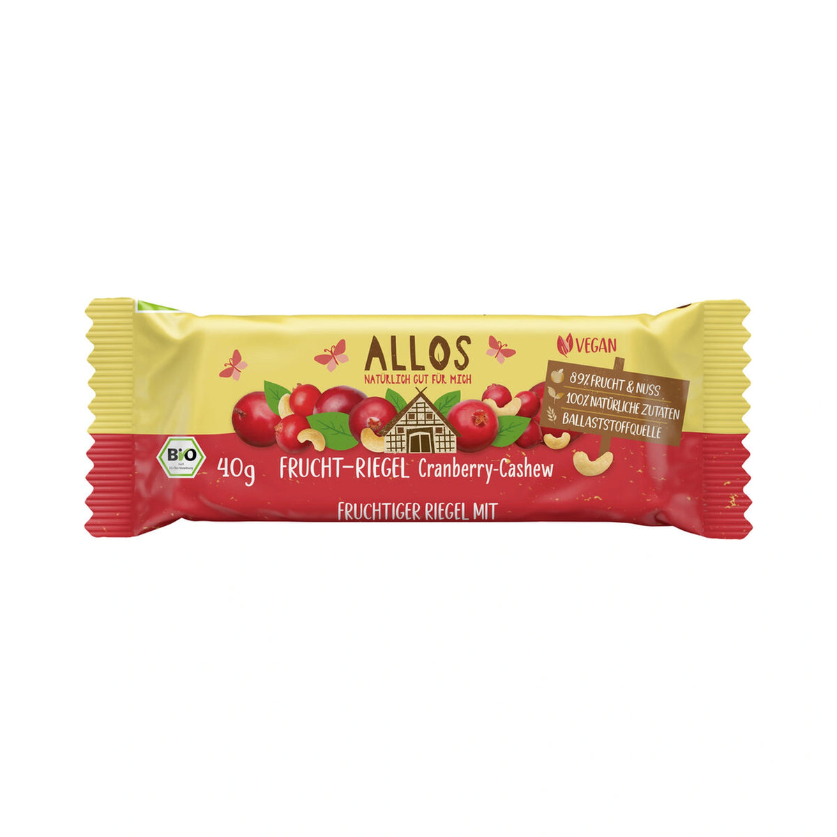 알로스 프루트 바 Cranberry·Cashew 25개입 (총 1000g)