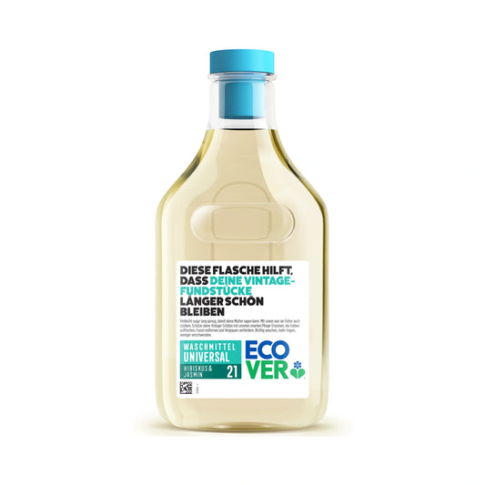에코버 유니버설 고농축 액체 세탁세제 히비스커스 앤 자스민 1.5L