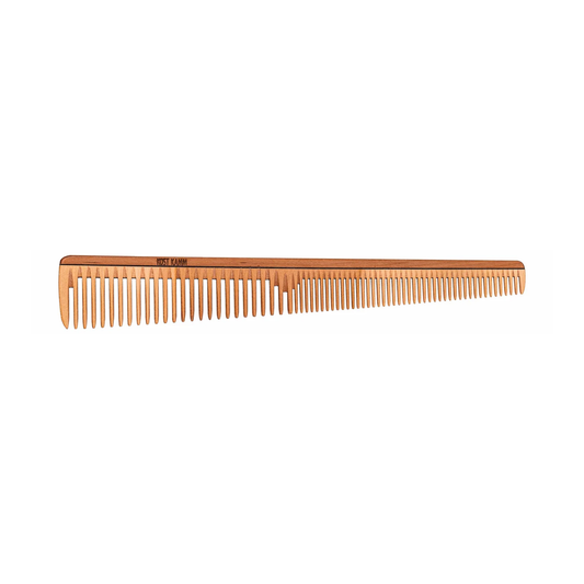 코스트캄 원목 테이퍼 헤어 커팅빗 미디엄·파인 19cm
