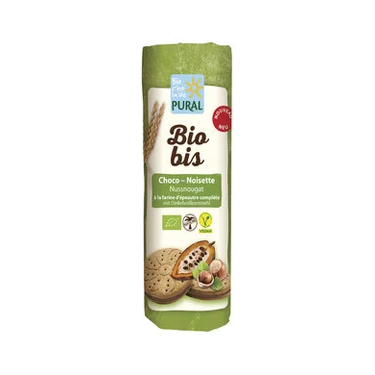 푸랄 비오비스 스펠트 헤이즐넛 누가 샌드쿠키 320g