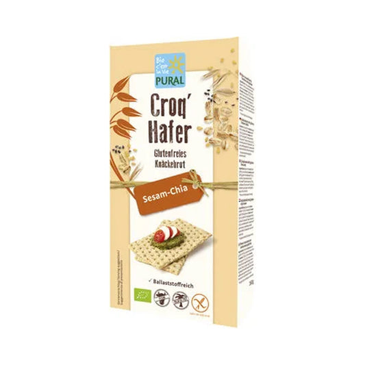 푸랄 크록 귀리 참깨 치아 글루텐프리 크래커 160 g
